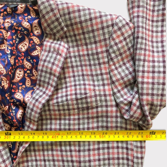 Oversized Italian Wool Silk and Linen Blazer Women’s Large - Picture 8 of 10